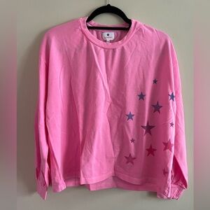 New! Sundry Pink Star Sweatshirt
